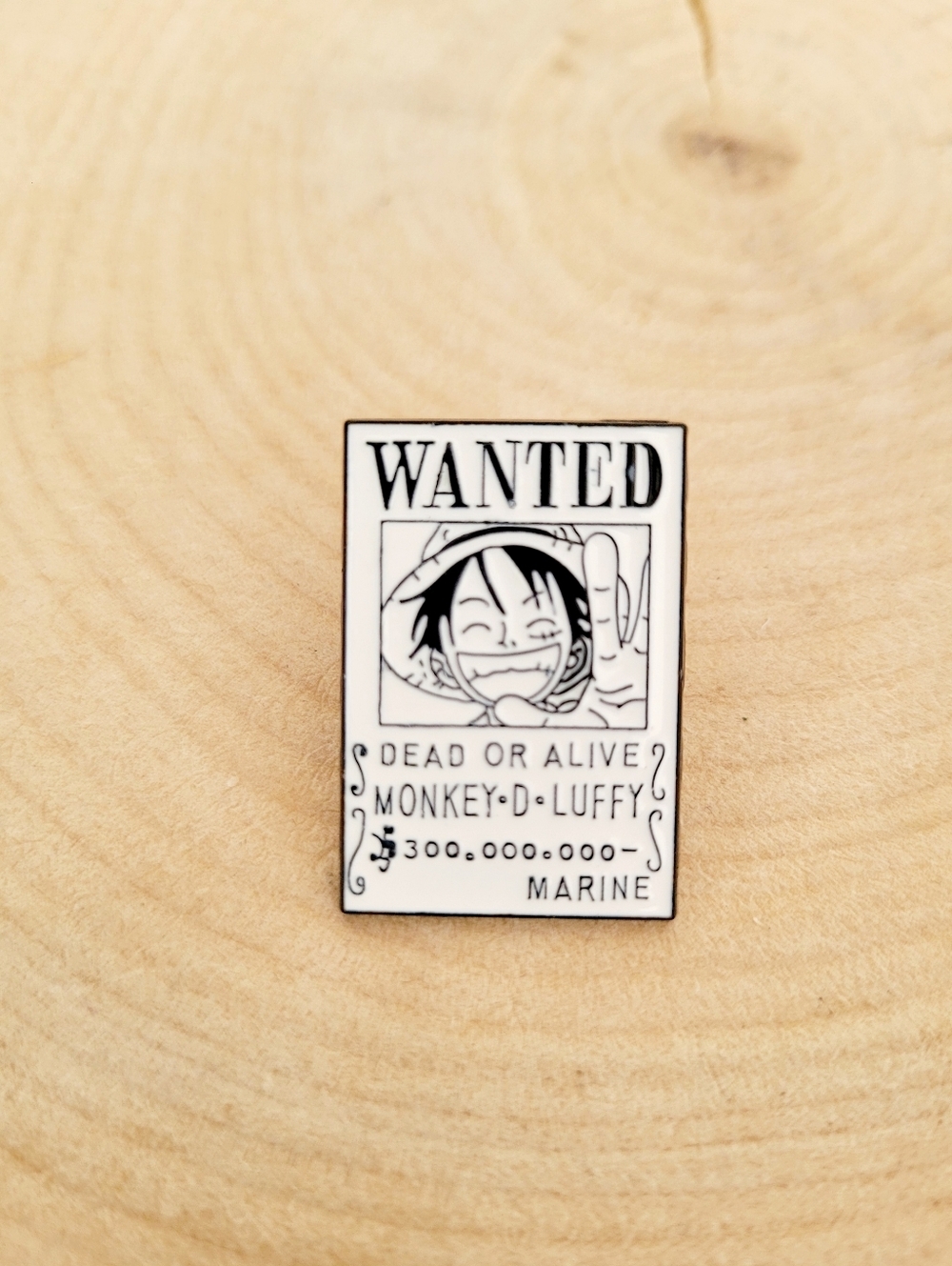 2/$20 Brand New One Piece "Wanted"Pin Brooch